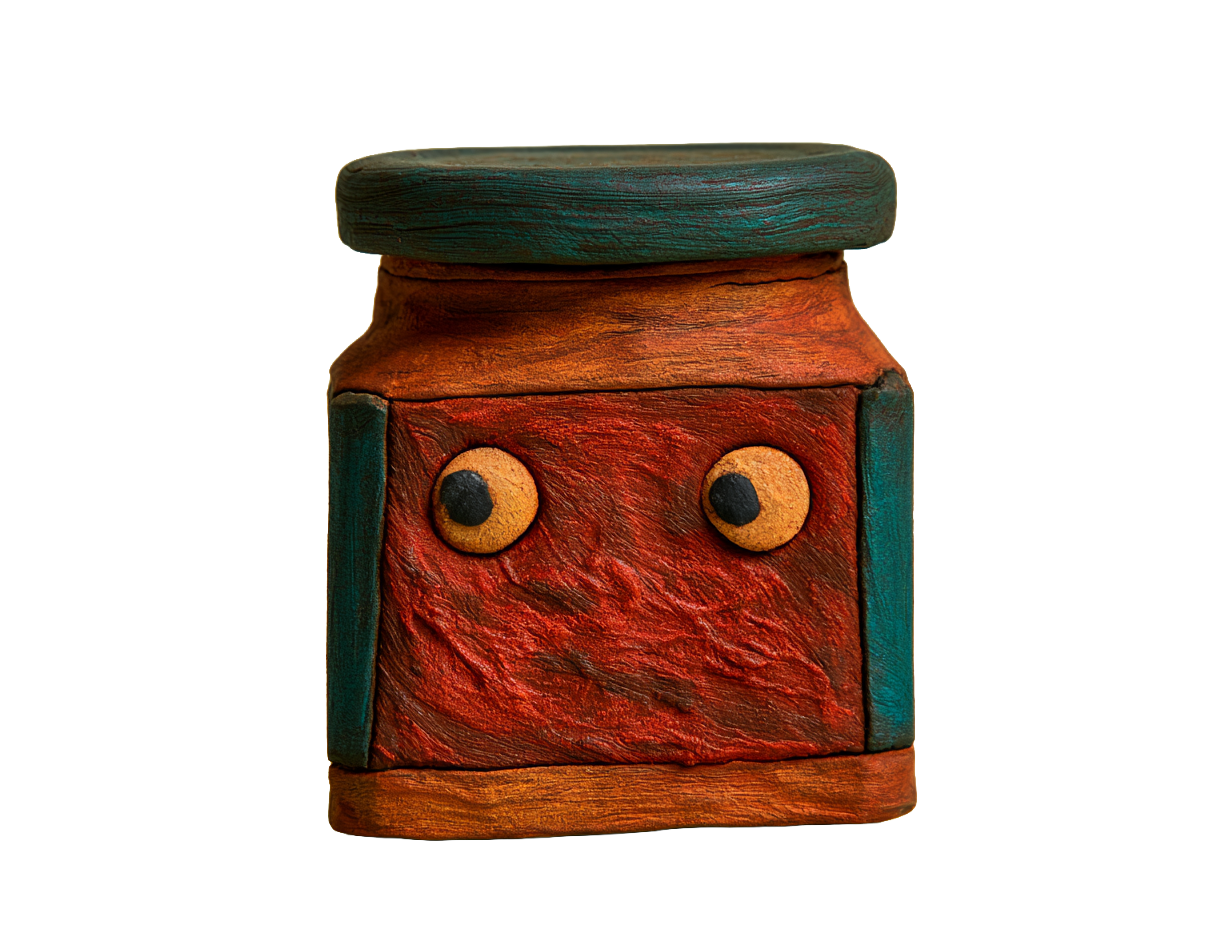 Jar of salsa macha
